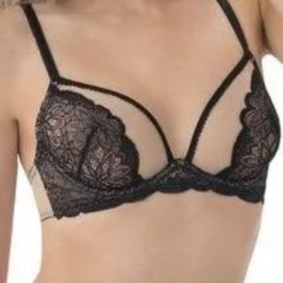Lily of France Women's Unlined Triangle Bra 2177002 Size 36D - Picture 1 of 7
